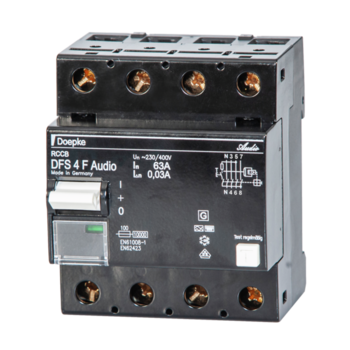 RCCB 4P 63A - for audiophile applications