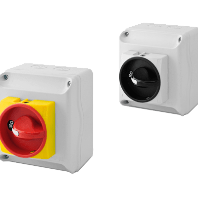Disconnect switches enclosed