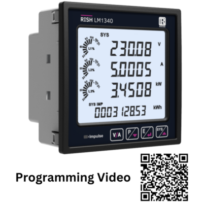 Multifunction Power Meter with LCD display
