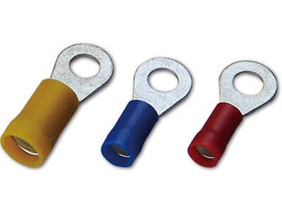 PVC Insulated DIN46237 Ring Terminals(Double Crimp)