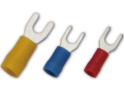 PVC Insulated Fork Terminals(Double Crimp)