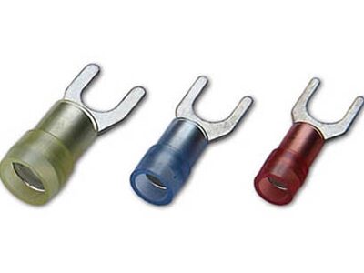 Nylon Insulated Fork Terminals(Double Crimp)